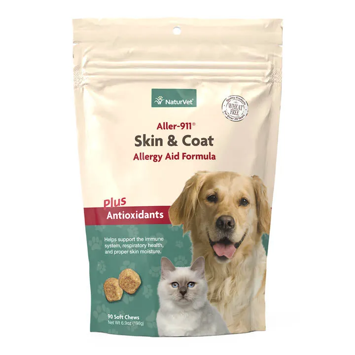 NaturVet Aller-911® Skin & Coat Soft Chews