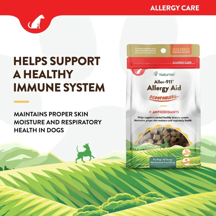 NaturVet Scoopables Allergy Aid Dog Chews 11 oz