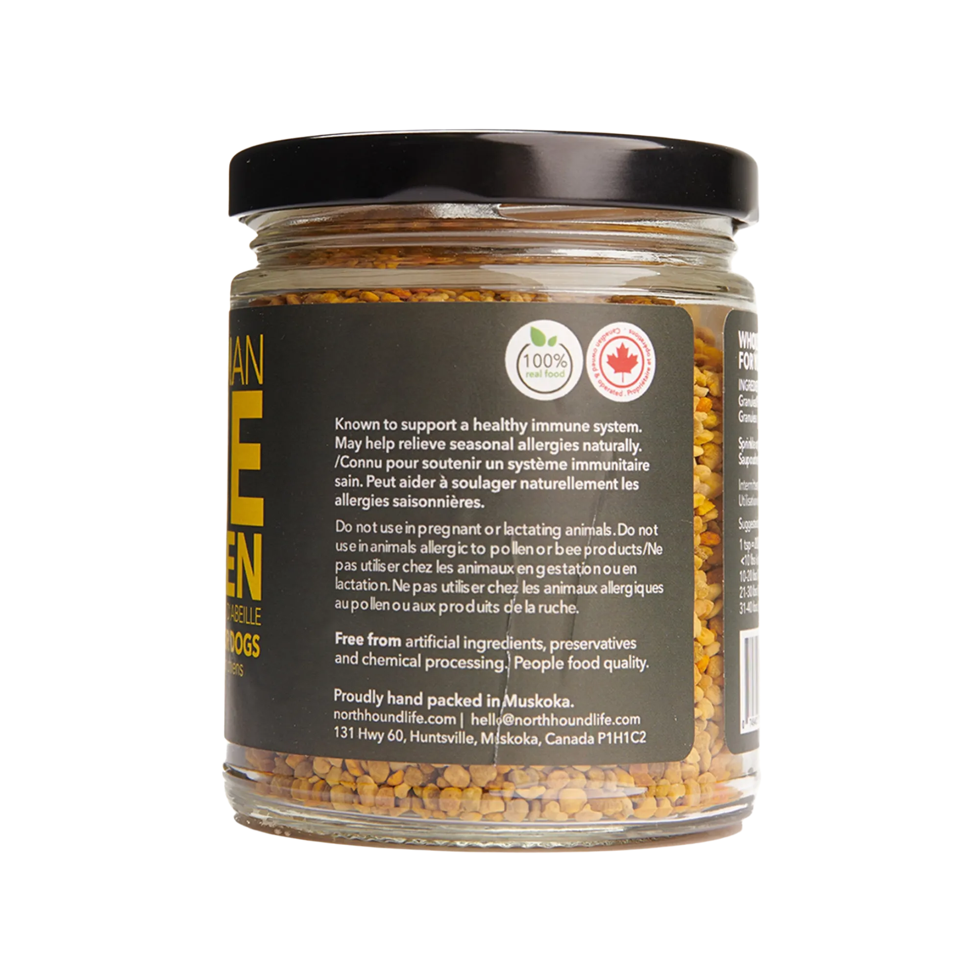 North Hound Life Canadian Bee Pollen Superfood For Dogs