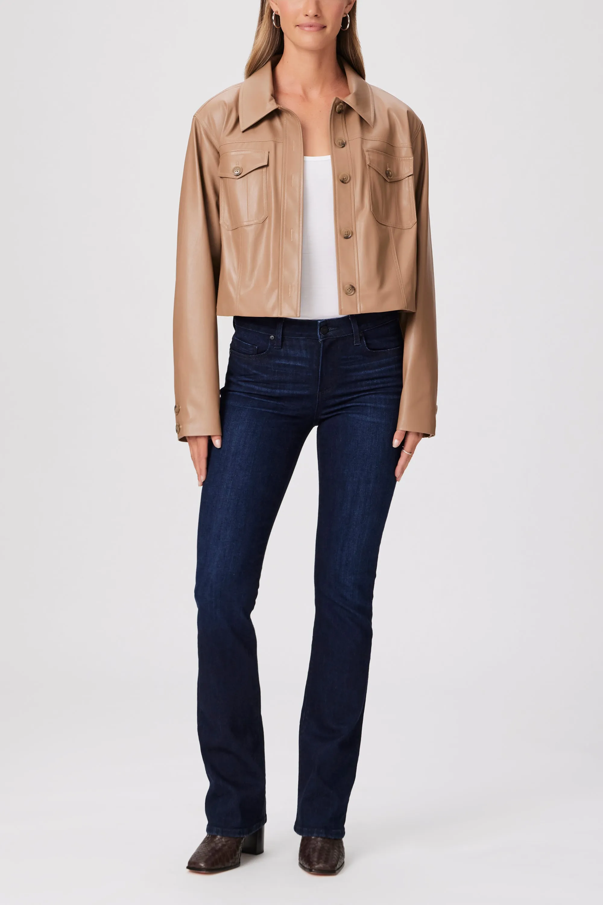 Paige Premium Denim - Fenwick Jacket in Burnt Sugar