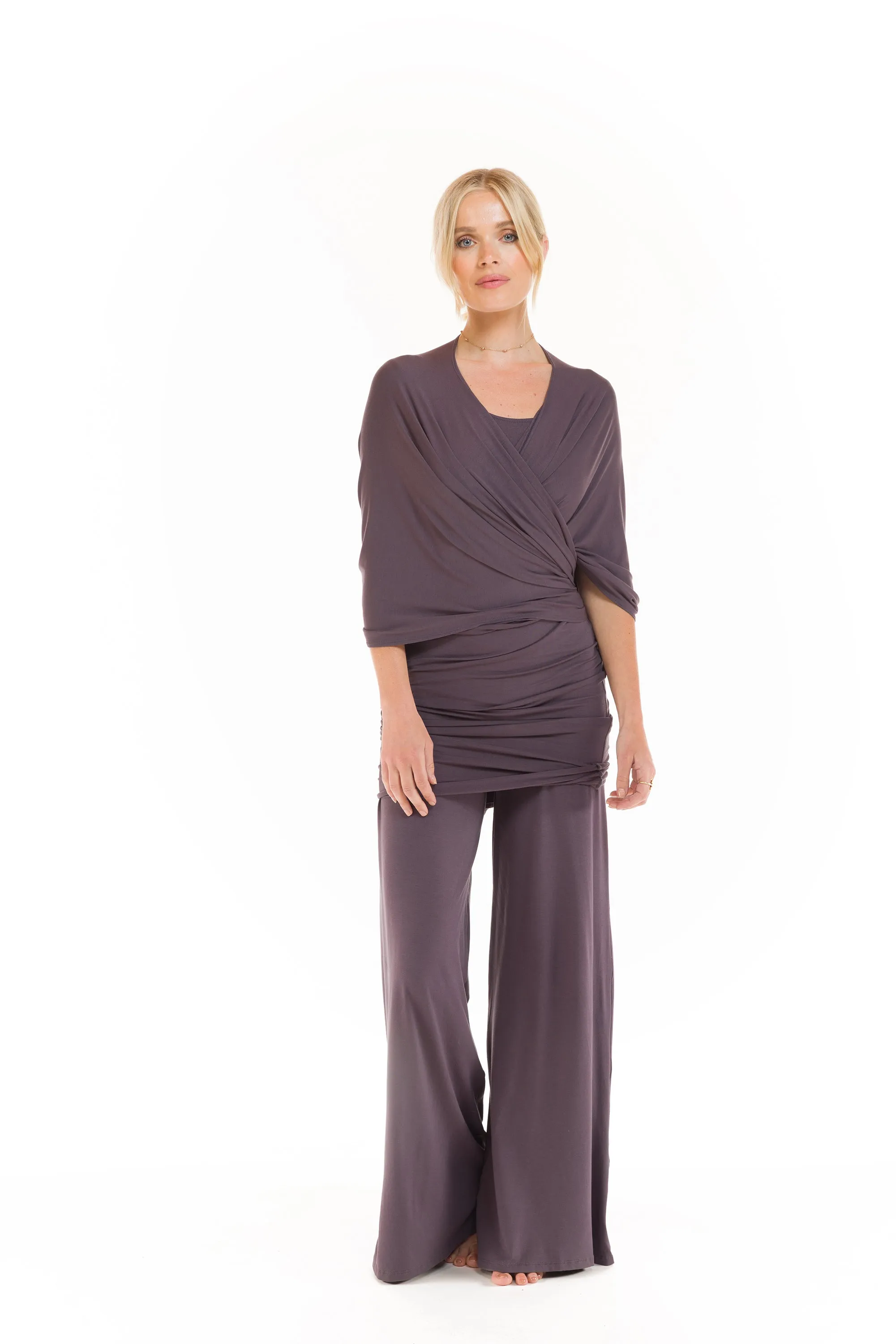 PALAZZO PANTS CHARCOAL