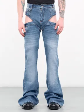 Pantaslip Stonewashed Jeans (DN-004-A-BLUE-STONEWASH)