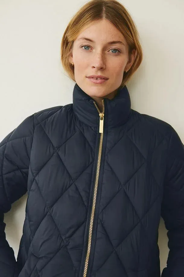 PART TWO OLILAS PADDED COAT DARK NAVY