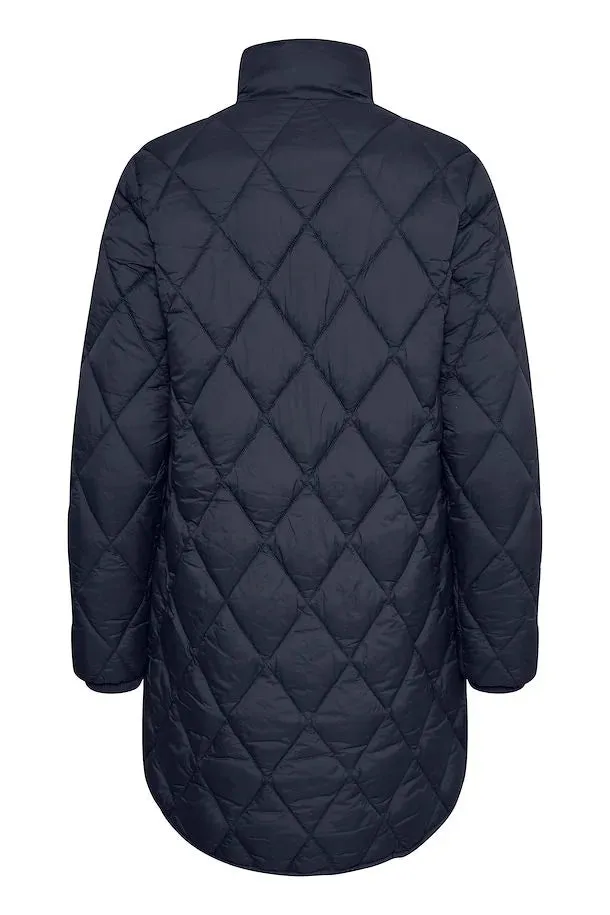 PART TWO OLILAS PADDED COAT DARK NAVY