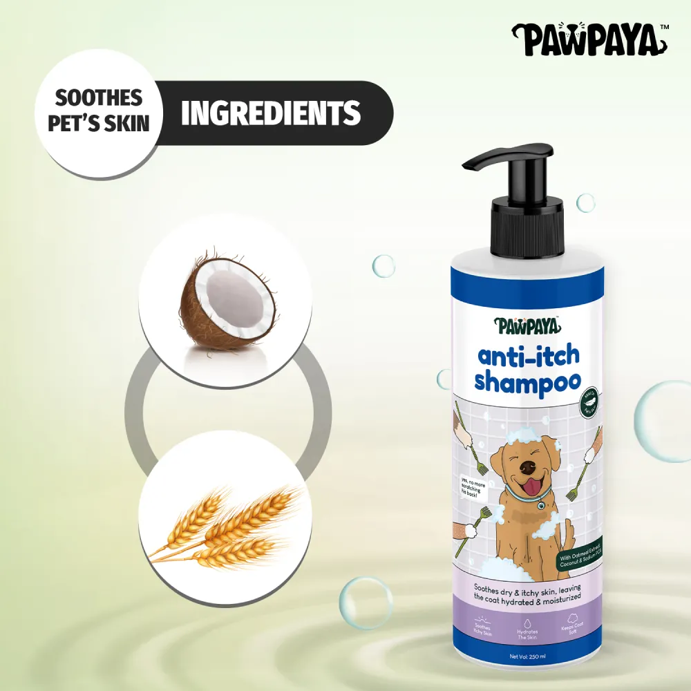 Pawpaya Anti Itch Shampoo for Dogs