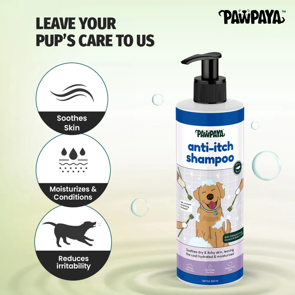 Pawpaya Anti Itch Shampoo for Dogs