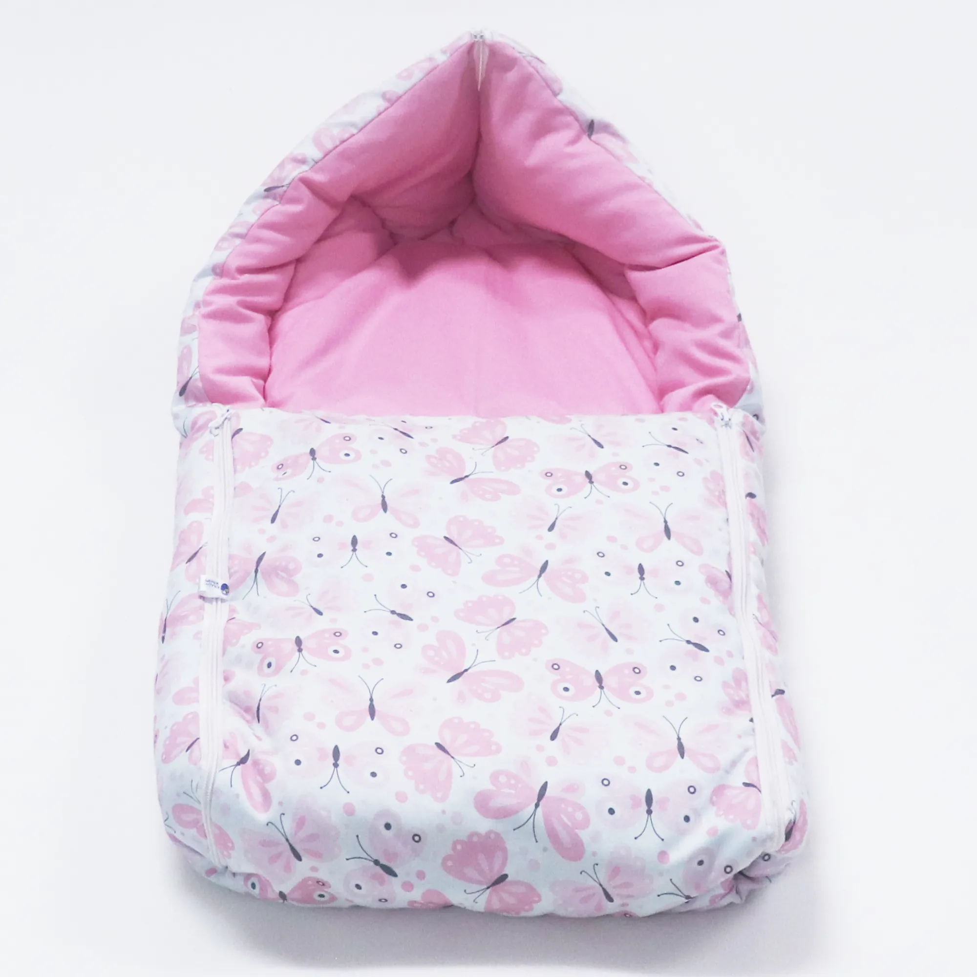 Pink Butterfly Baby Sleeping Bag N Carrier