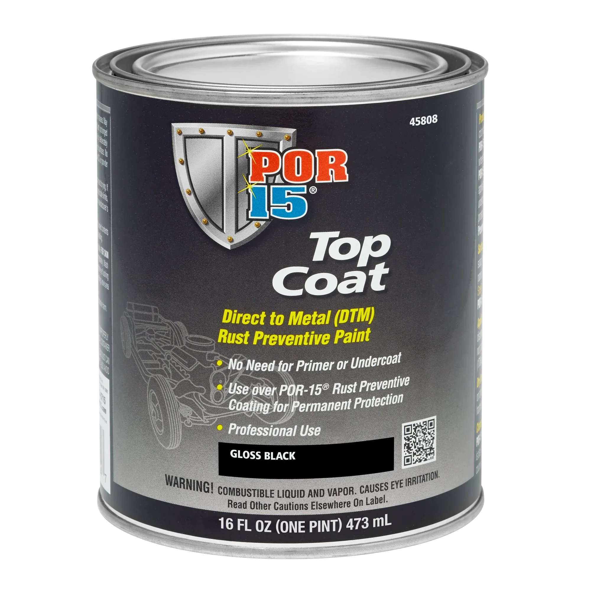 POR-15 Top Coat Direct to Metal (DTM) Paint (PINT)