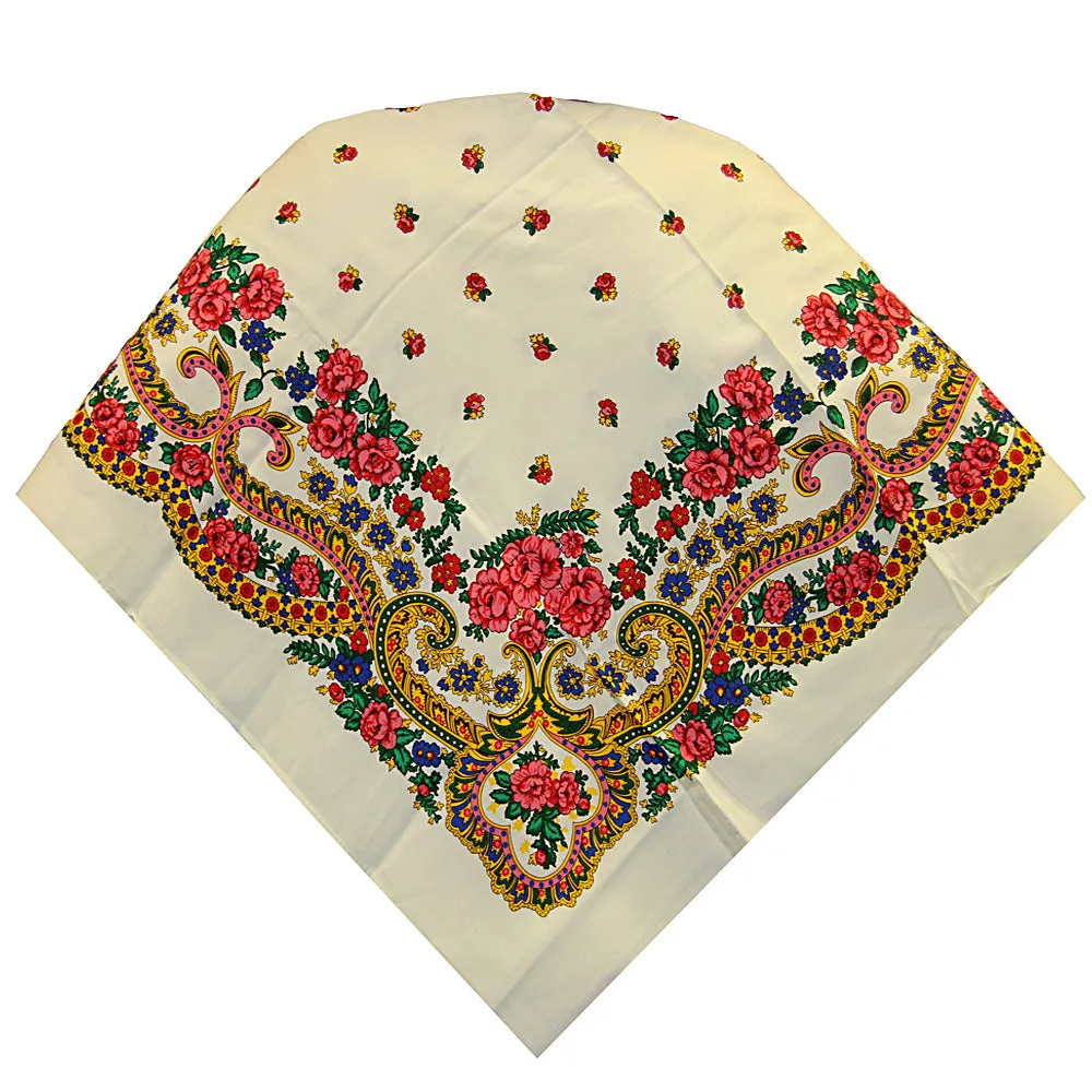 Portuguese Folklore Regional Half Head Viana Scarf Shawl