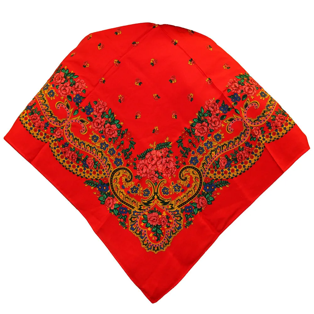 Portuguese Folklore Regional Half Head Viana Scarf Shawl