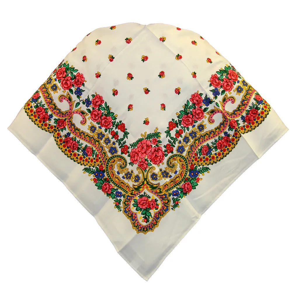 Portuguese Folklore Regional Half Head Viana Scarf Shawl