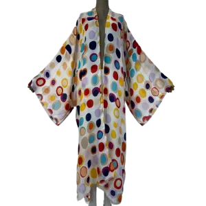 Pre Order: Colorful Cover up Kimono Cardigan - WINI