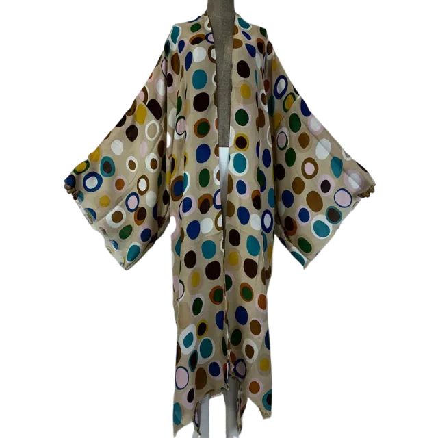 Pre Order: Colorful Cover up Kimono Cardigan - WINI