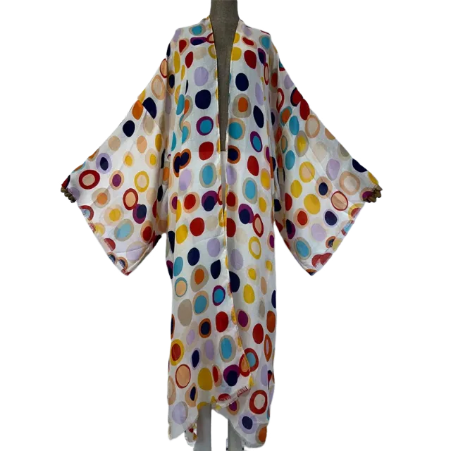 Pre Order: Colorful Cover up Kimono Cardigan - WINI