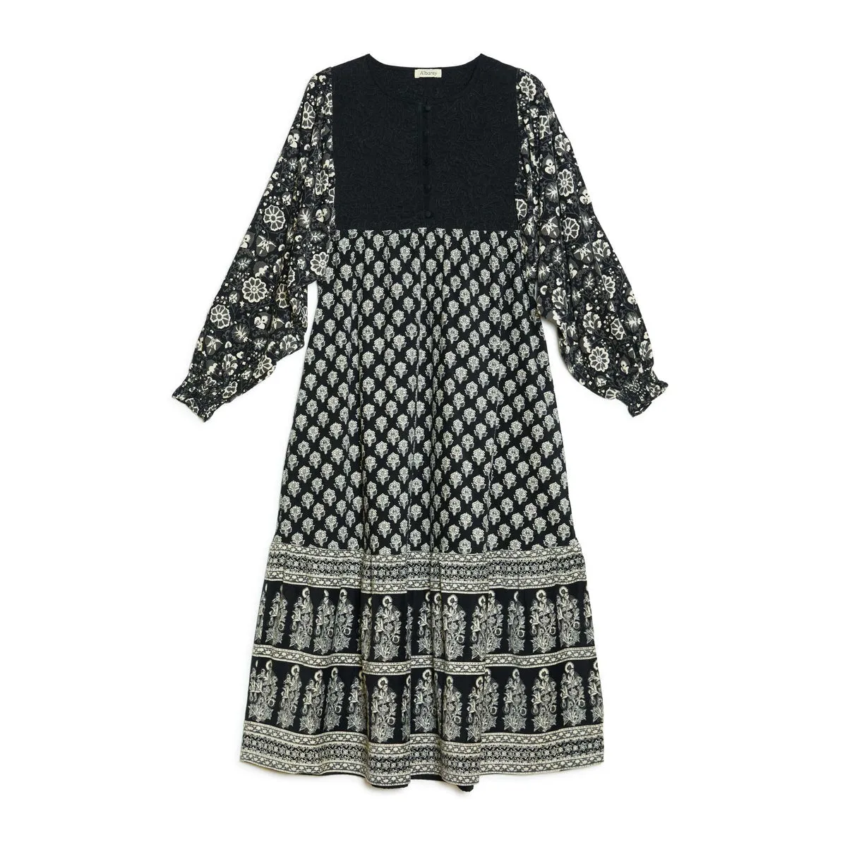 Printed Cord Dress By Albaray