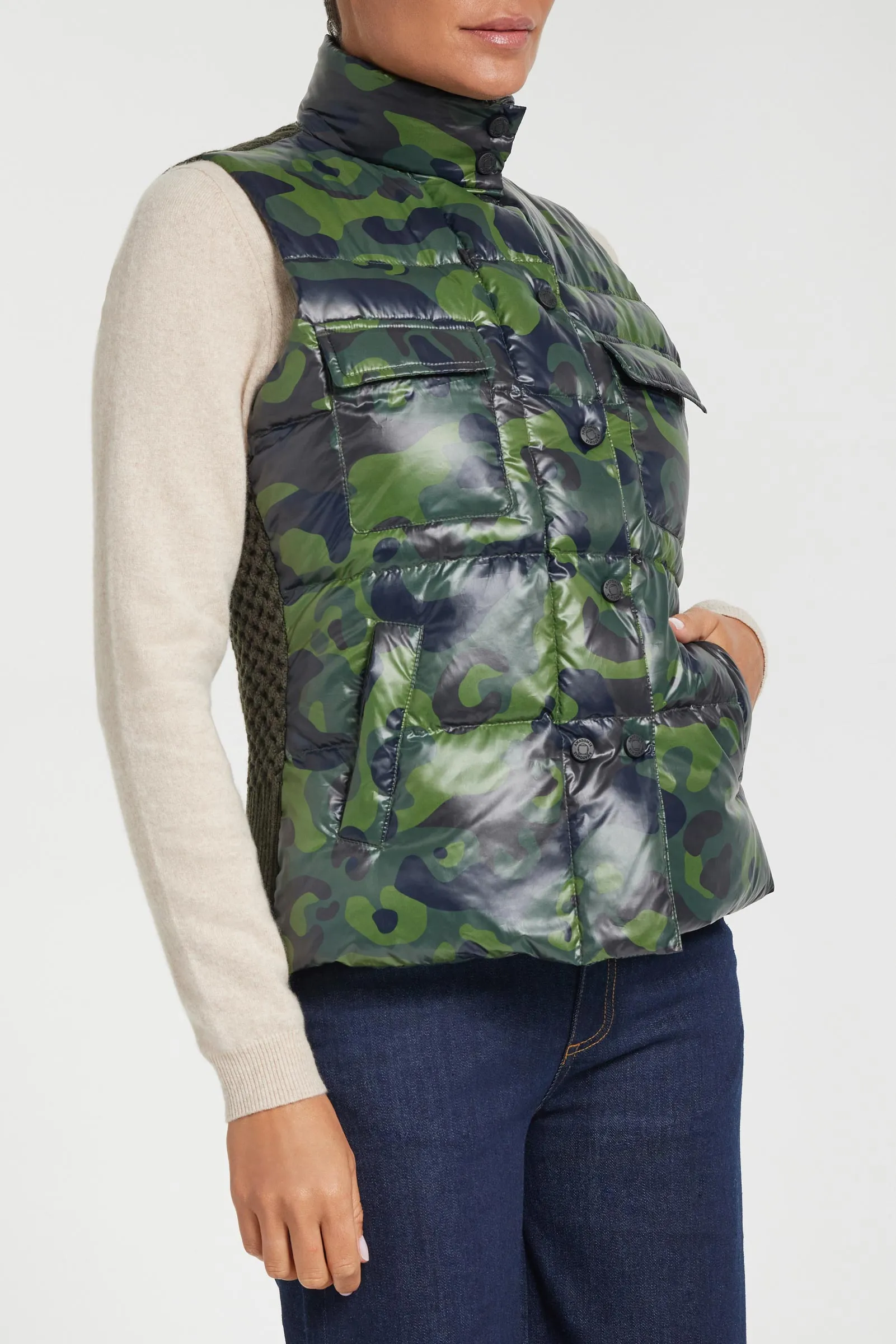 Printed Fallon Vest