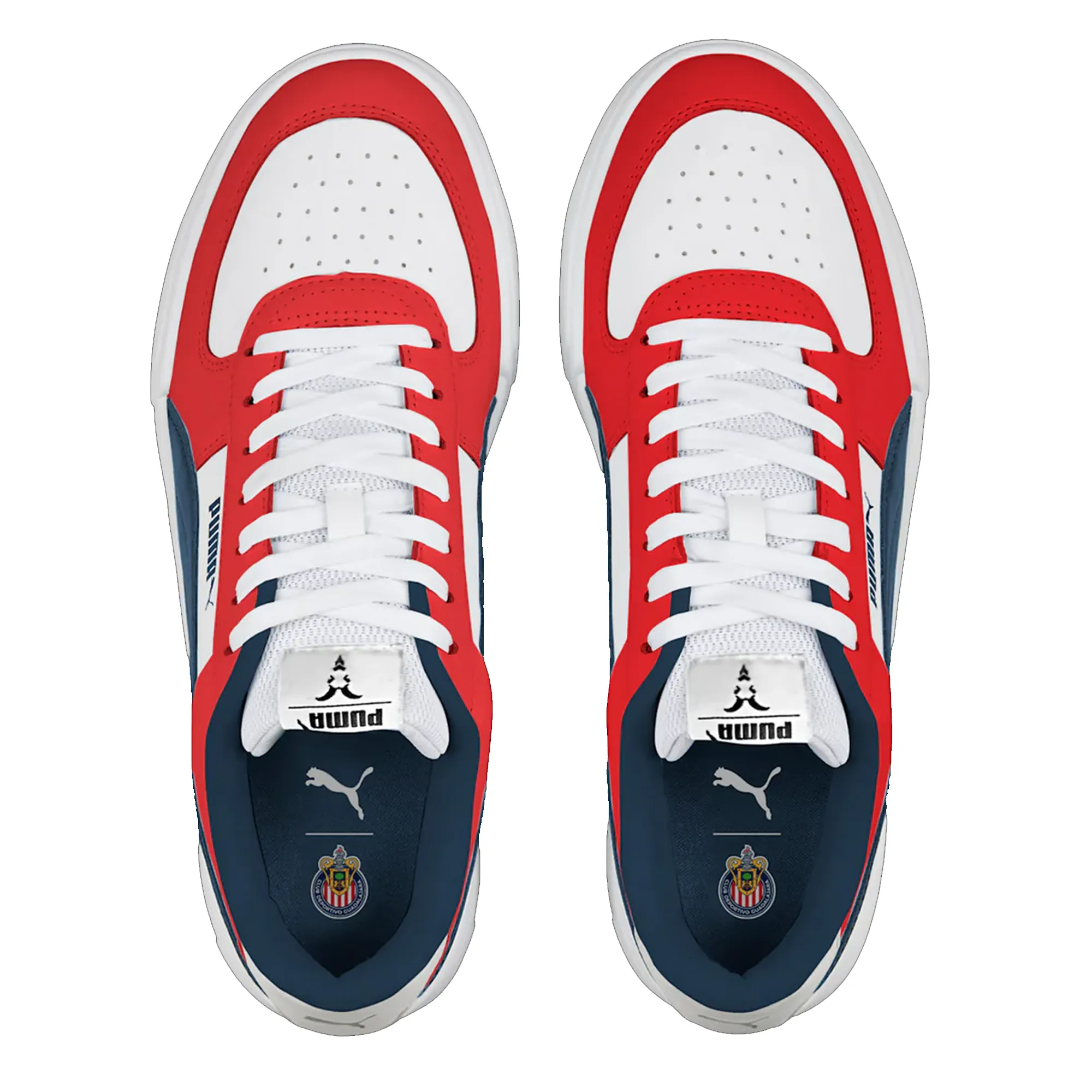 Puma Caven Chivas Shoe (High Risk Red/Peacoat)