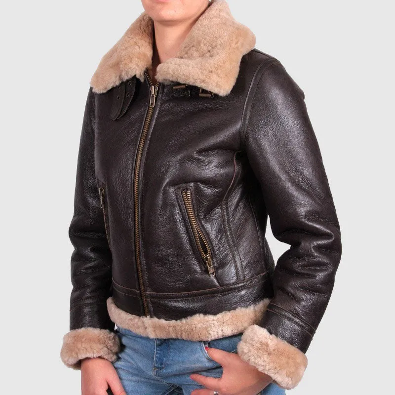 Purchase Best Women Shearling sheepskin Jacket Virgo