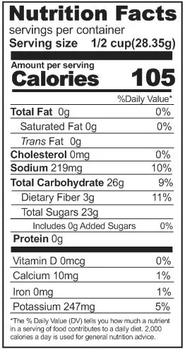 Rainy Day Foods Dehydrated Applesauce 15 lb. Box - 240 Servings