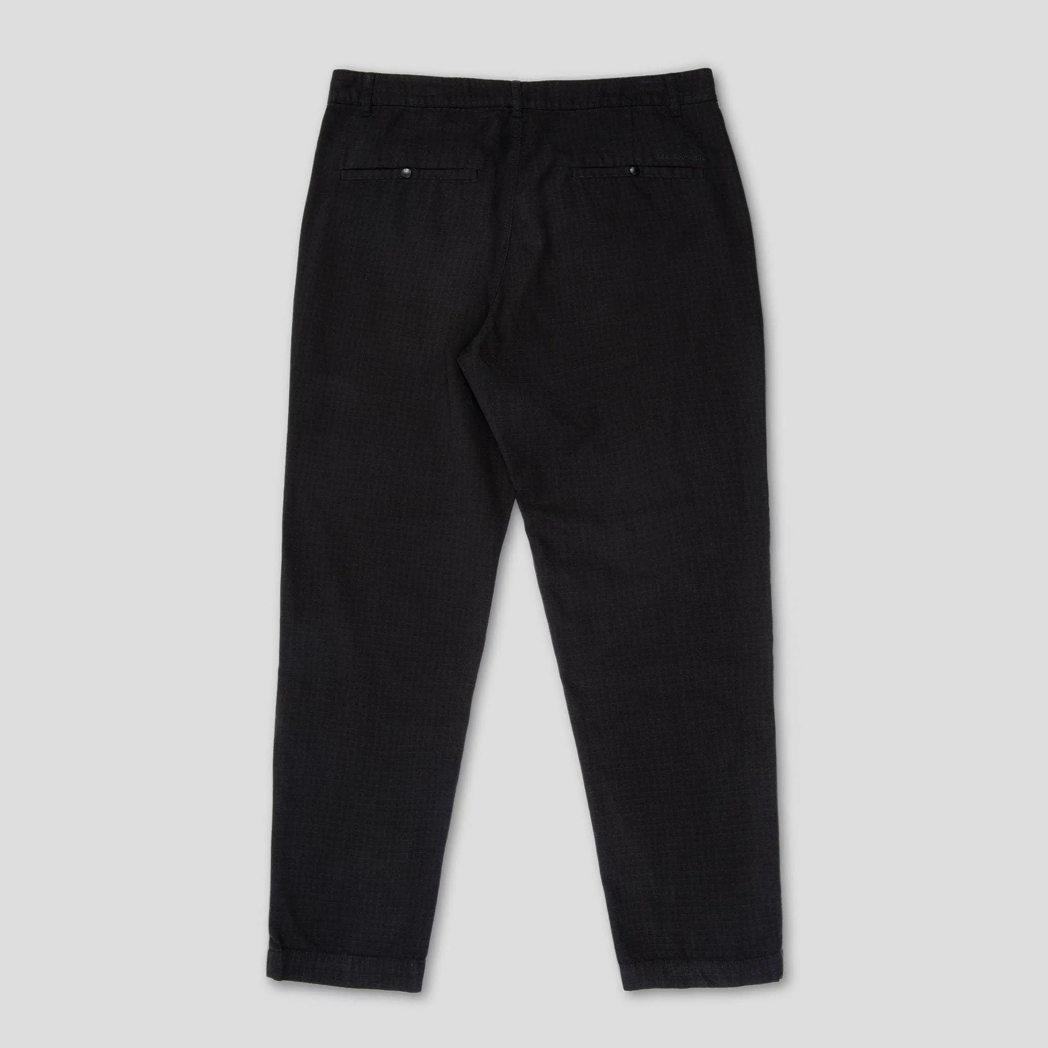 Relaxed-Fit Ripstop Trousers Black