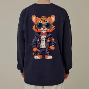 S-6XL Made in Korea Hip Tiger Cotton Sweatshirt for adults (for men and women)