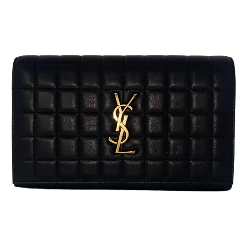 Saint Laurent Cassandra Quilted Wallet On Chain