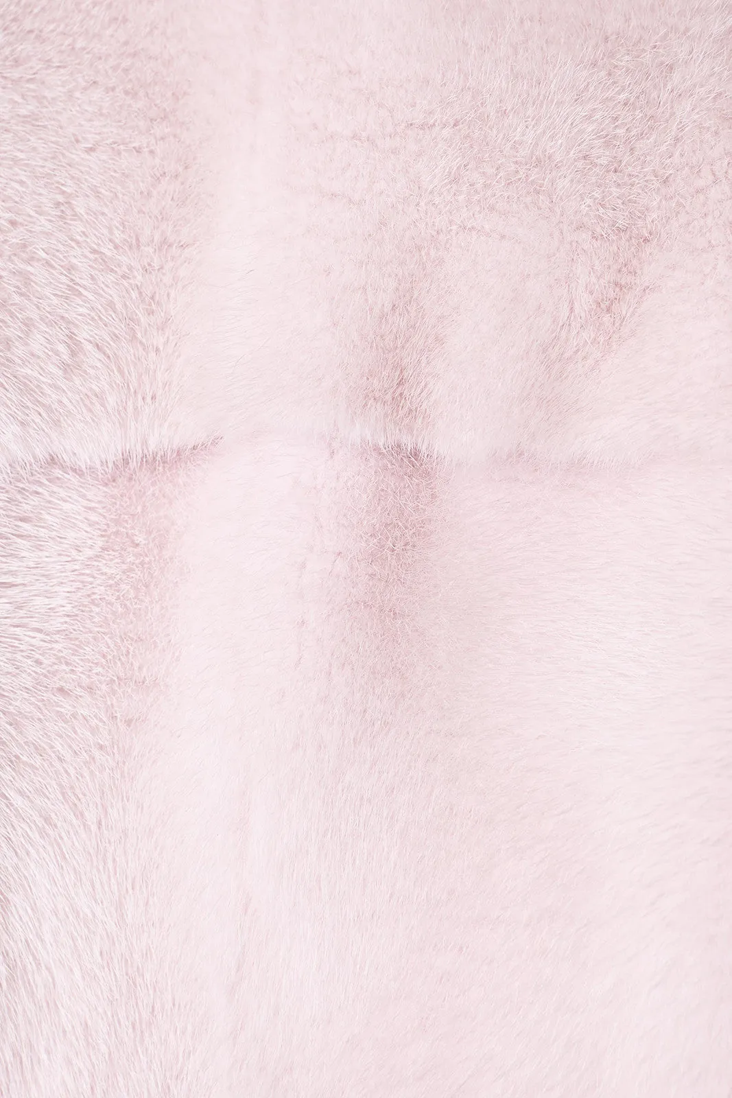 Sarah Mini Mink Fur Jacket Acqua Di Rose