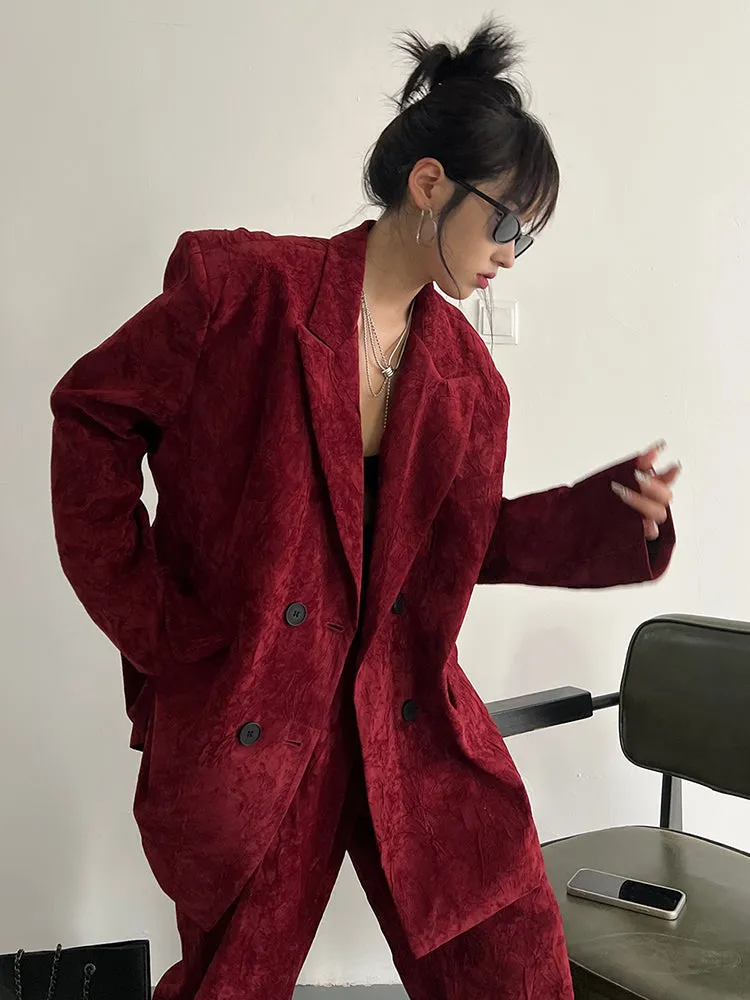 Sayuri Crushed Velvet Blazer