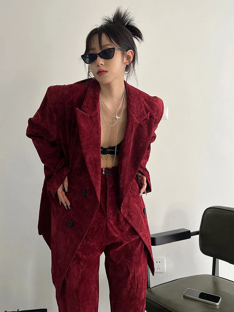 Sayuri Crushed Velvet Blazer