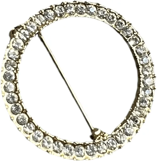 Scarf Pin Brooch - Diamante Promo