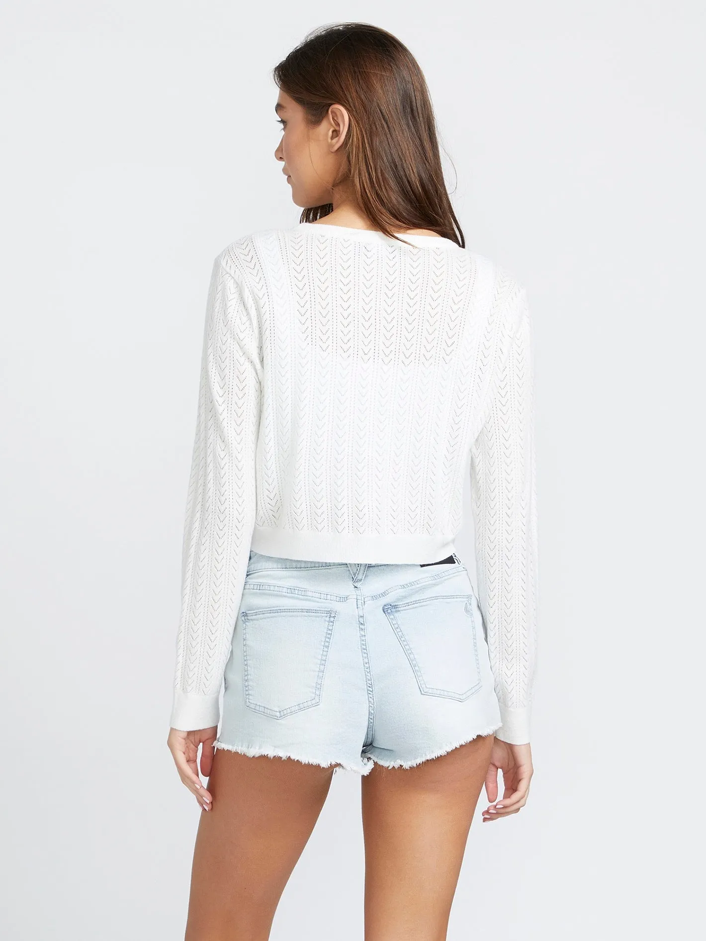 Shello There Cardigan - Star White