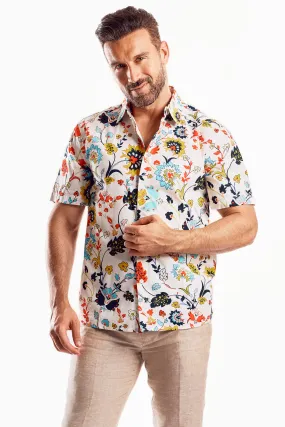 Short Sleeve Multi-Color Retro Shirt