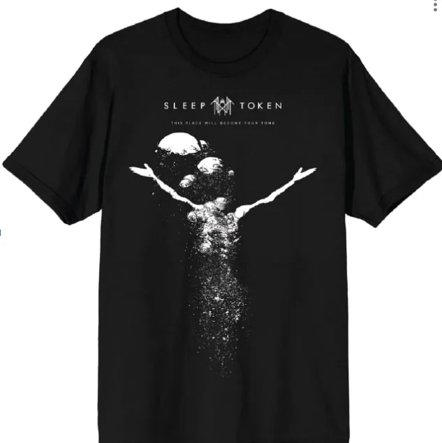 Sleep Token Underwater Tomb Premium Oversized Men's T-Shirt Black