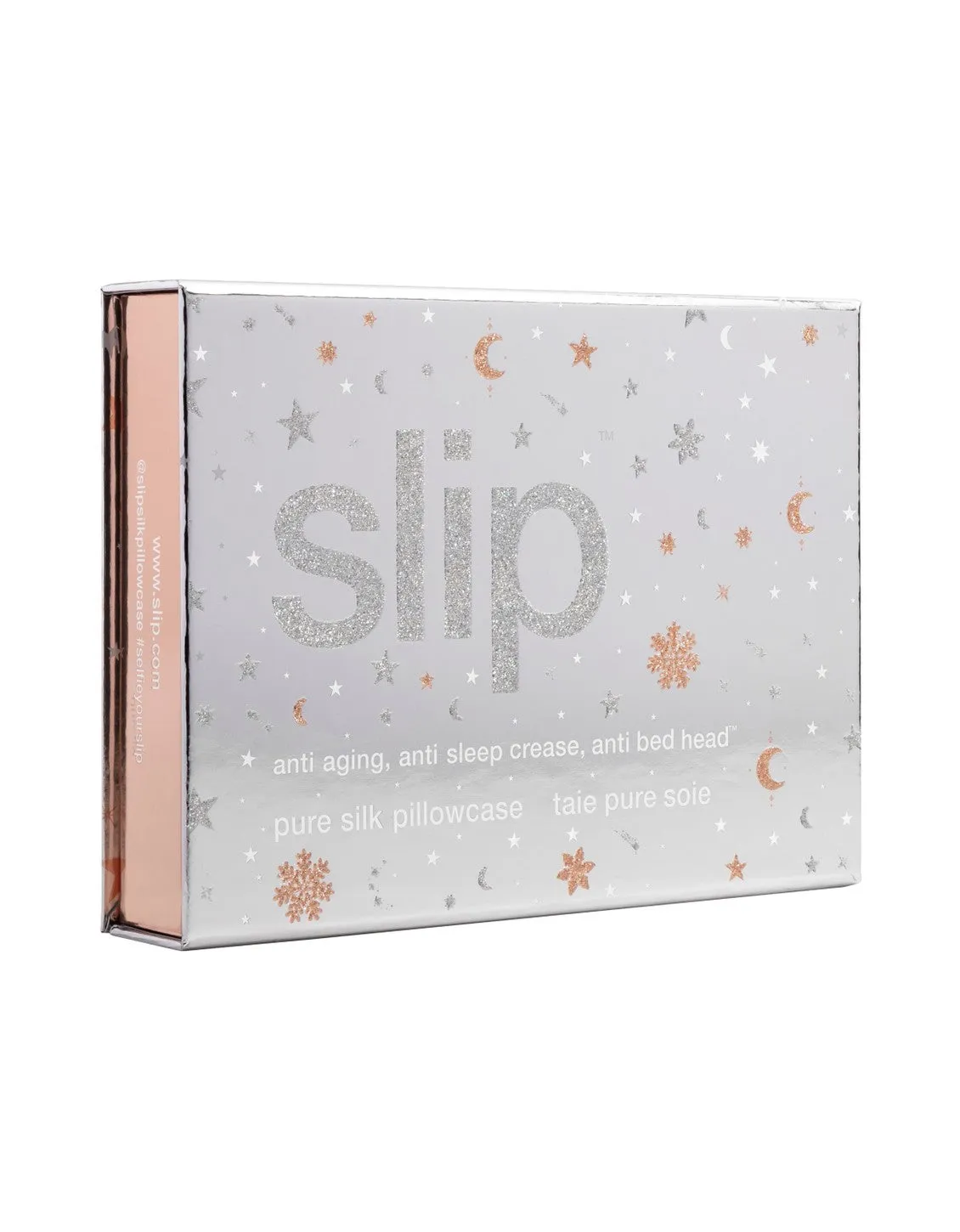 Slip Pillowcase & Delicate Bag Gift Set - Silver