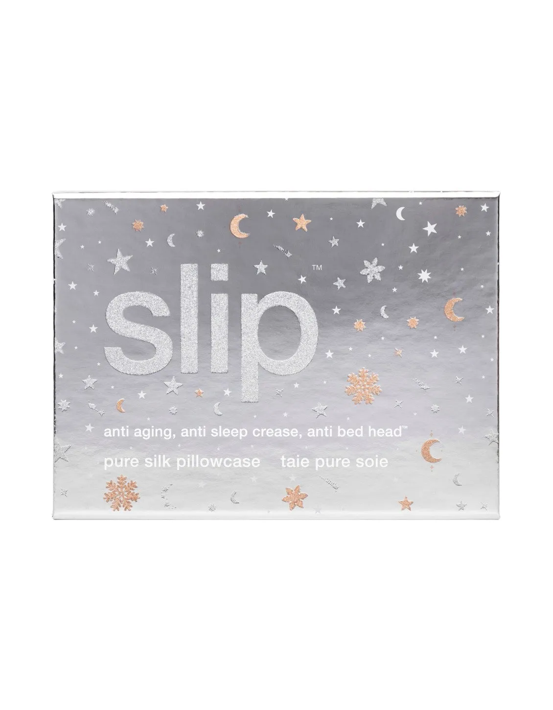 Slip Pillowcase & Delicate Bag Gift Set - Silver