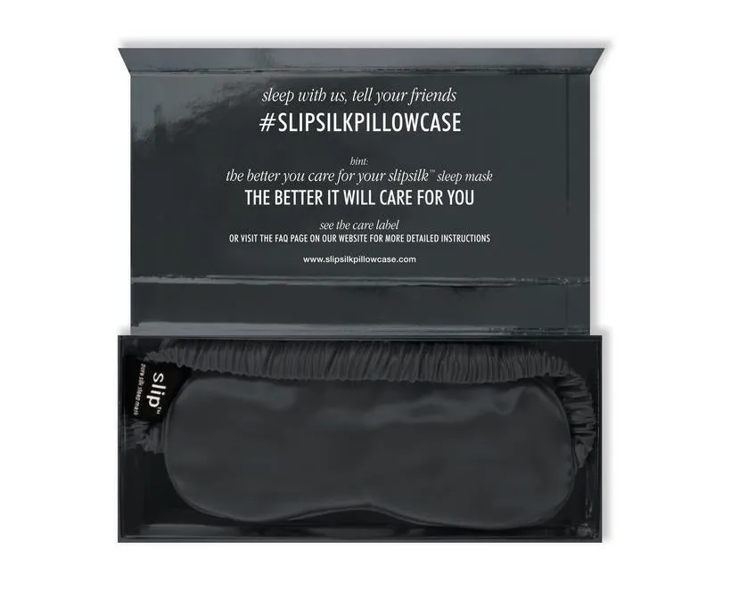 Slip silk sleep mask - Charcoal