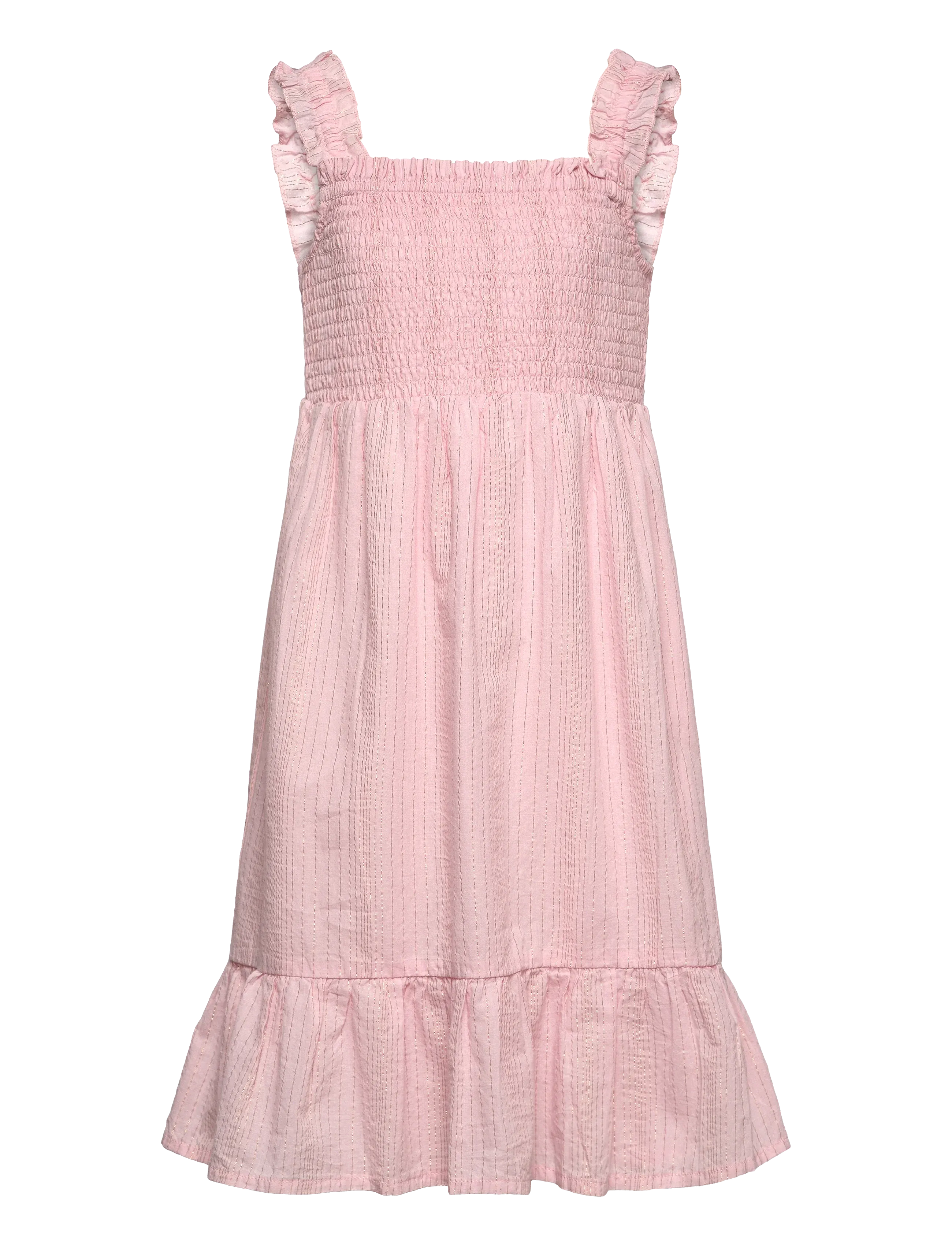 Smocked Sleeveless Dress - Rose