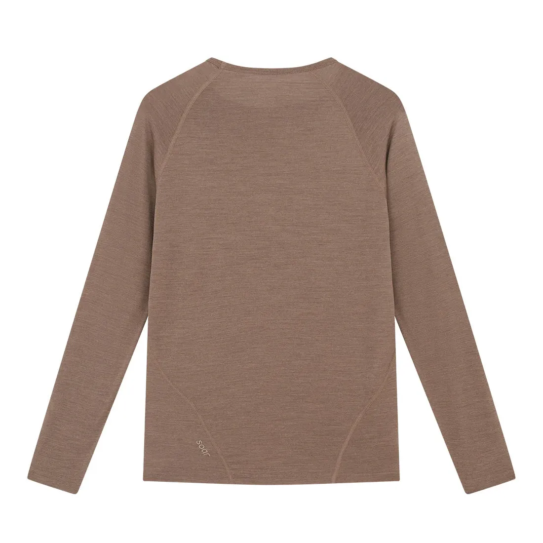 Soar Men's Merino Silk Base Layer Deep Taupe