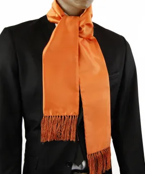 Solid Amberglow Tuxedo Men's Scarf