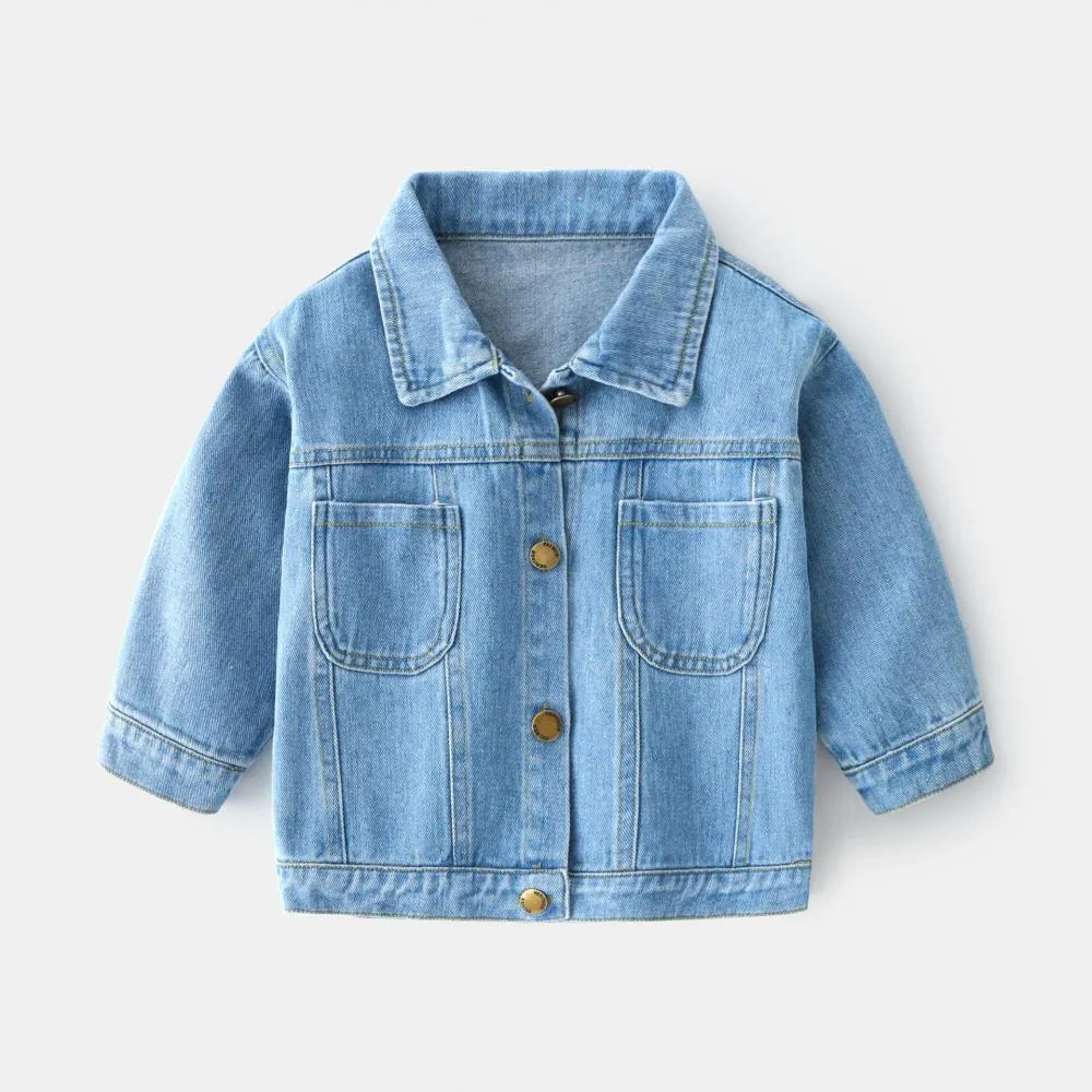 Spring and Autumn Boys Denim Kids Denim Jacket Wholesale Kid Boys Clothes