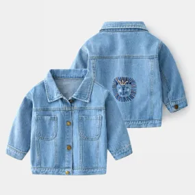 Spring and Autumn Boys Denim Kids Denim Jacket Wholesale Kid Boys Clothes