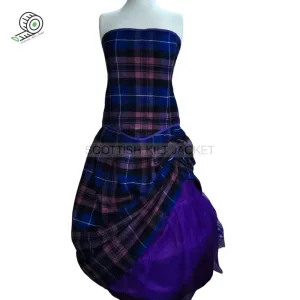 Tartan Wedding Dress In Pride of Scotland Tartan