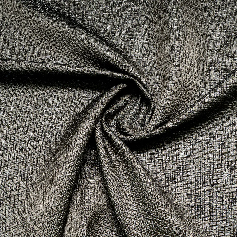 Taupe Metallic Jacquard Brocade