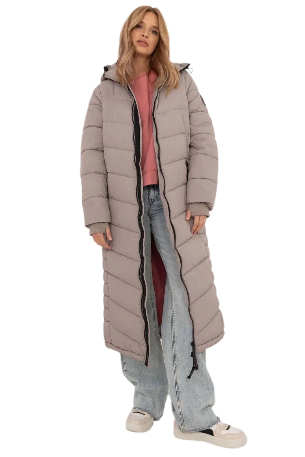 TEEK - Hooded Long Puff Coat