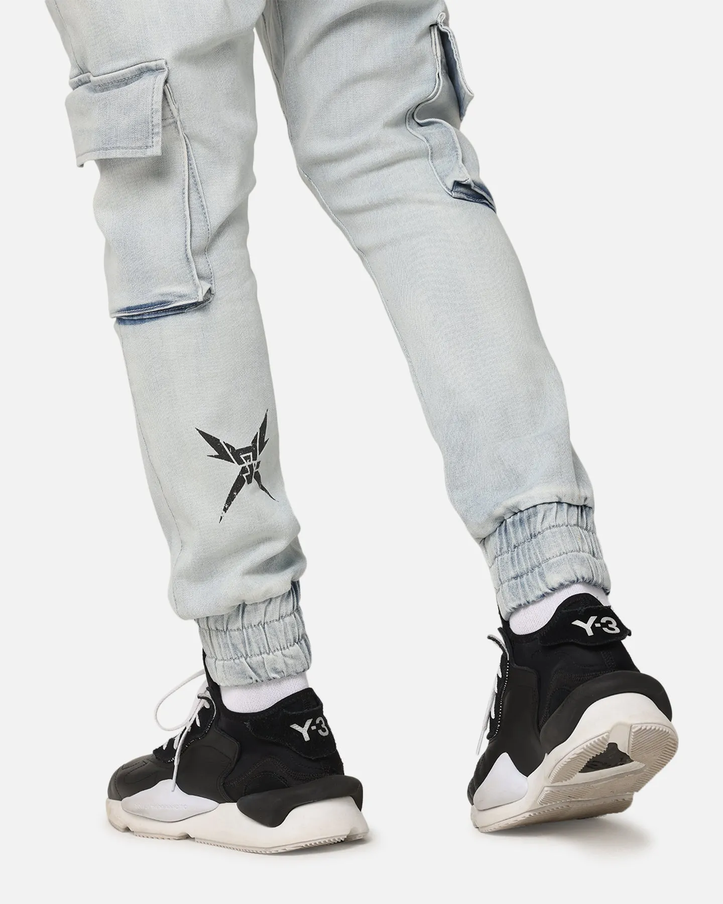 The Anti Order Blueprint Denim Joggers Superwash Blue