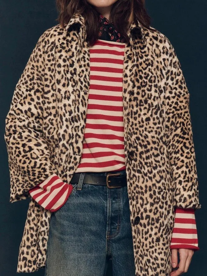 The Car Coat - Vintage Leopard