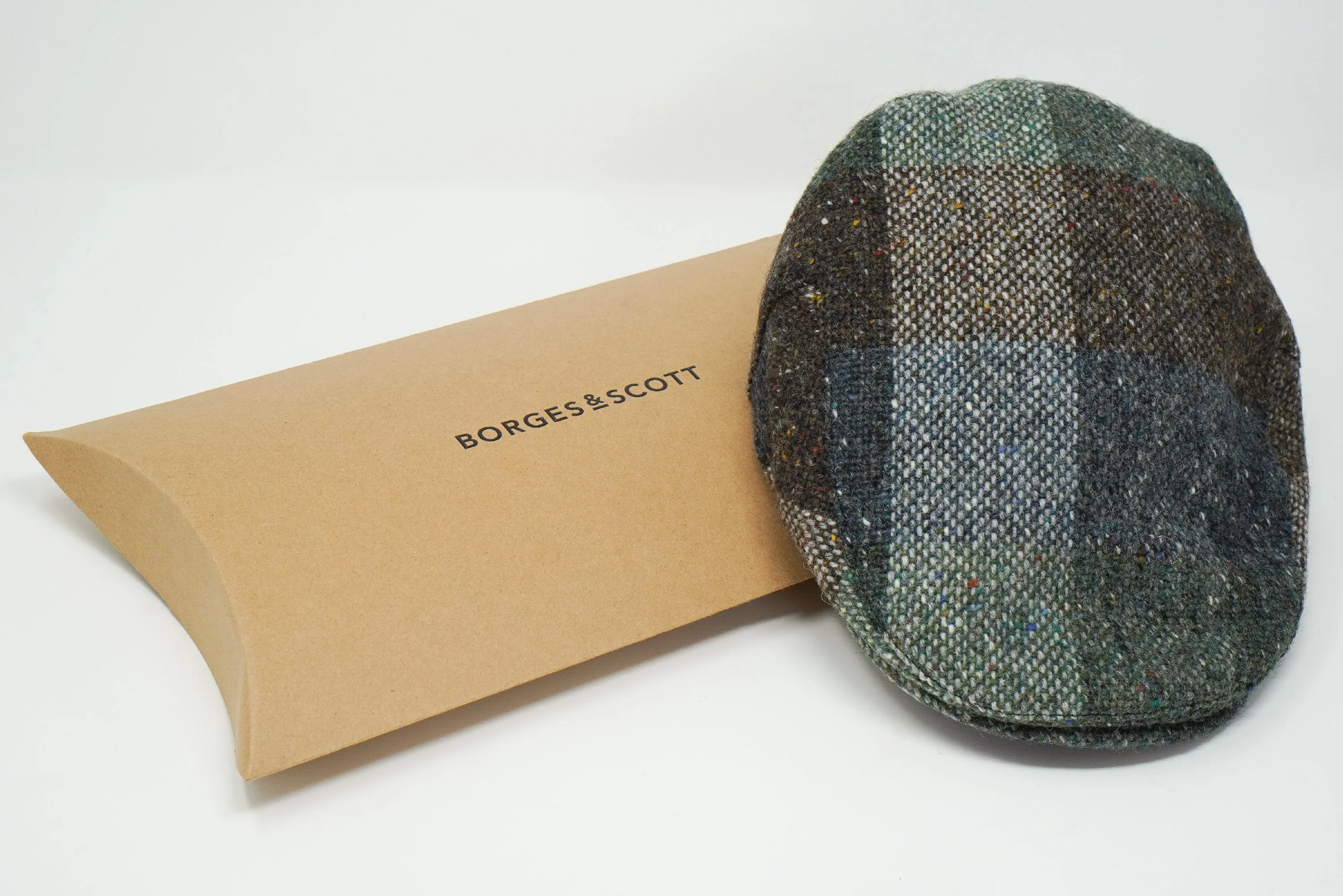 The Galway Patchwork - Irish Tweed Flat Cap