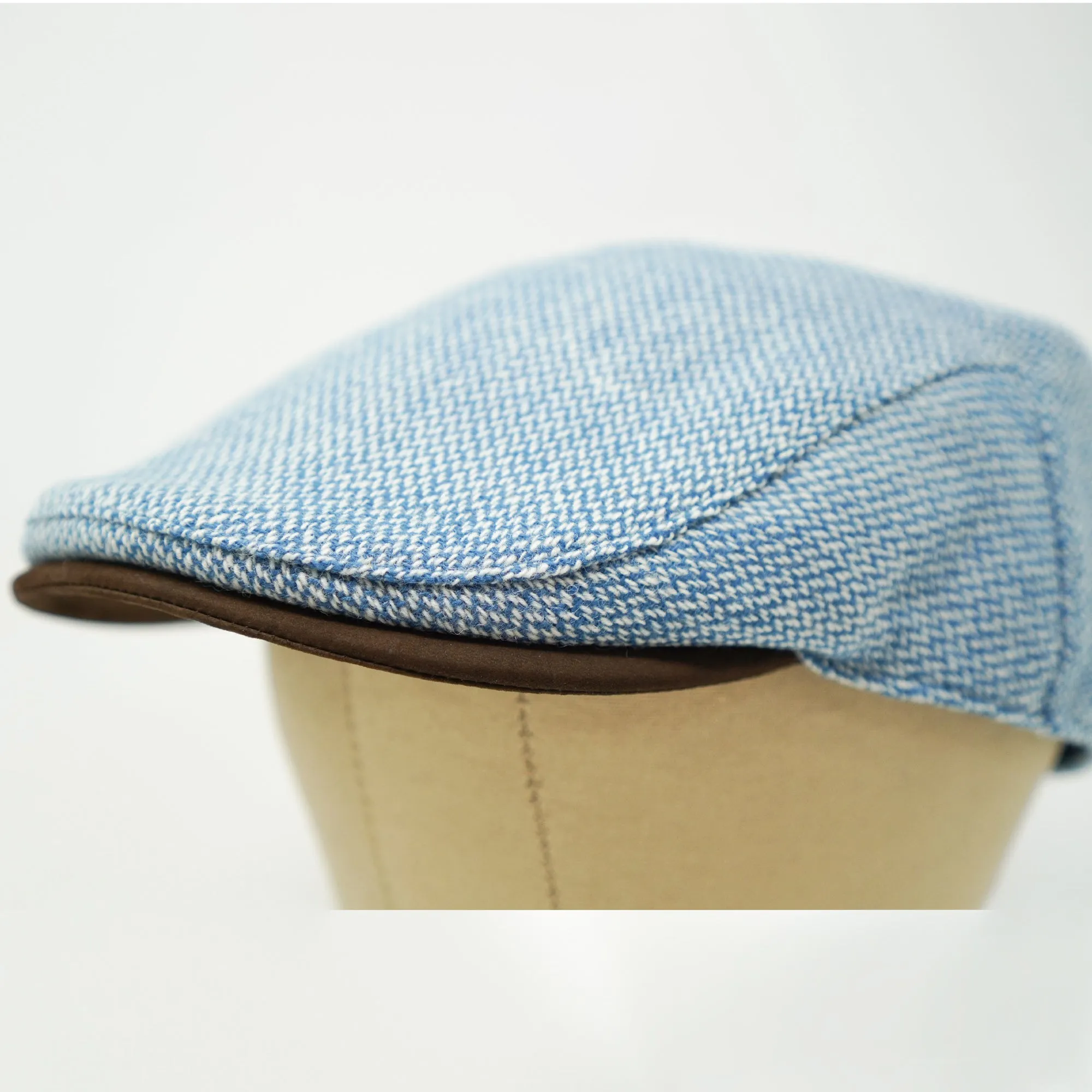 The Sloan Atlantic - Ladies Irish Tweed and Leather Cap