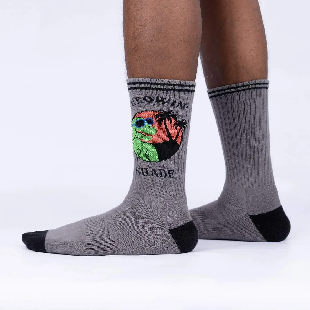 Throwin' Shade Men's Athletic Crew Socks