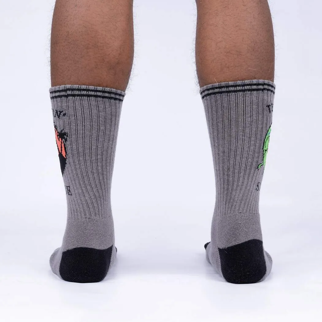 Throwin' Shade Men's Athletic Crew Socks